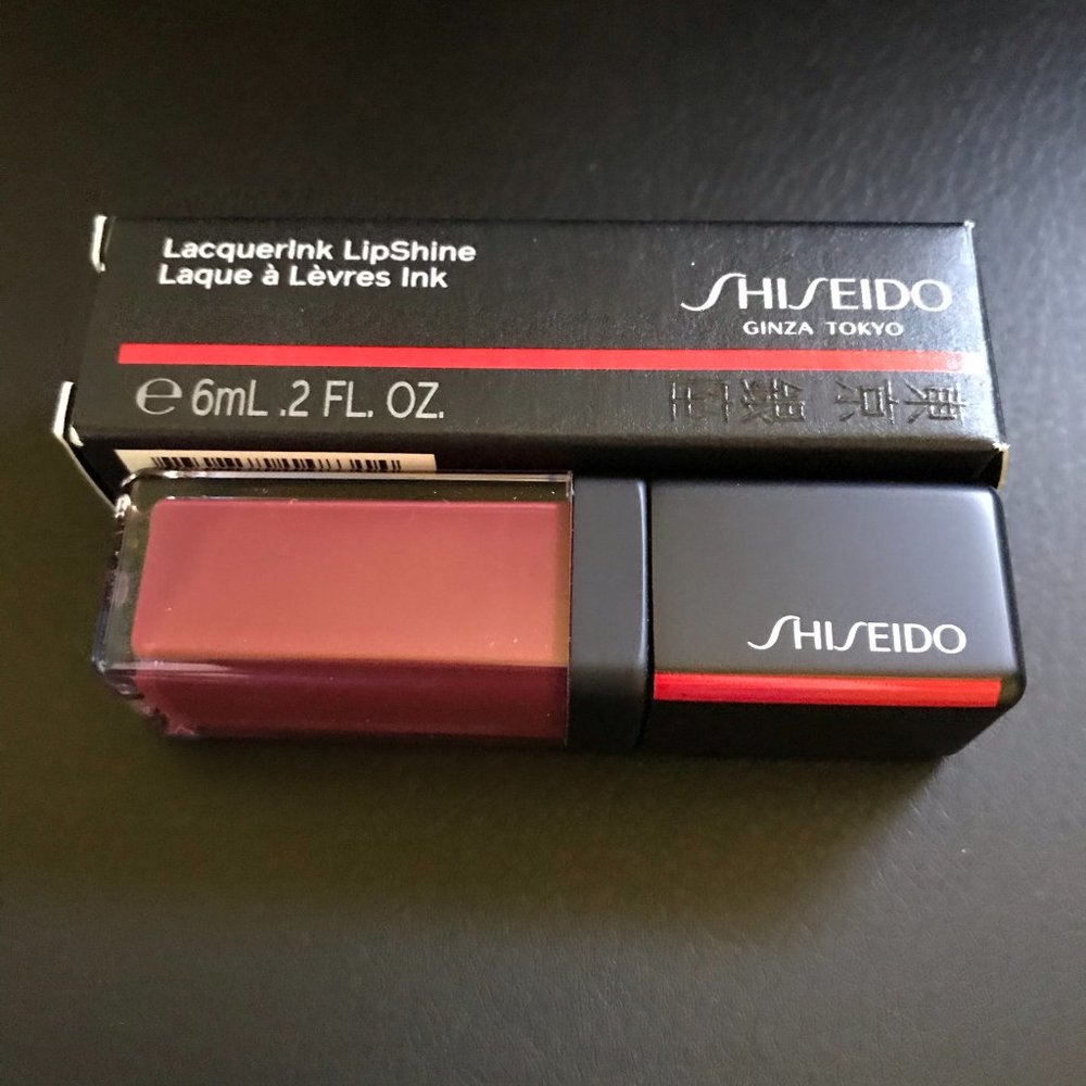 Shiseido LacquerInk LipShine in Patent Plum *NIB*